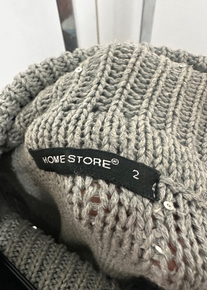 Pullu Payetli Kazak Elbise - Görsel 5