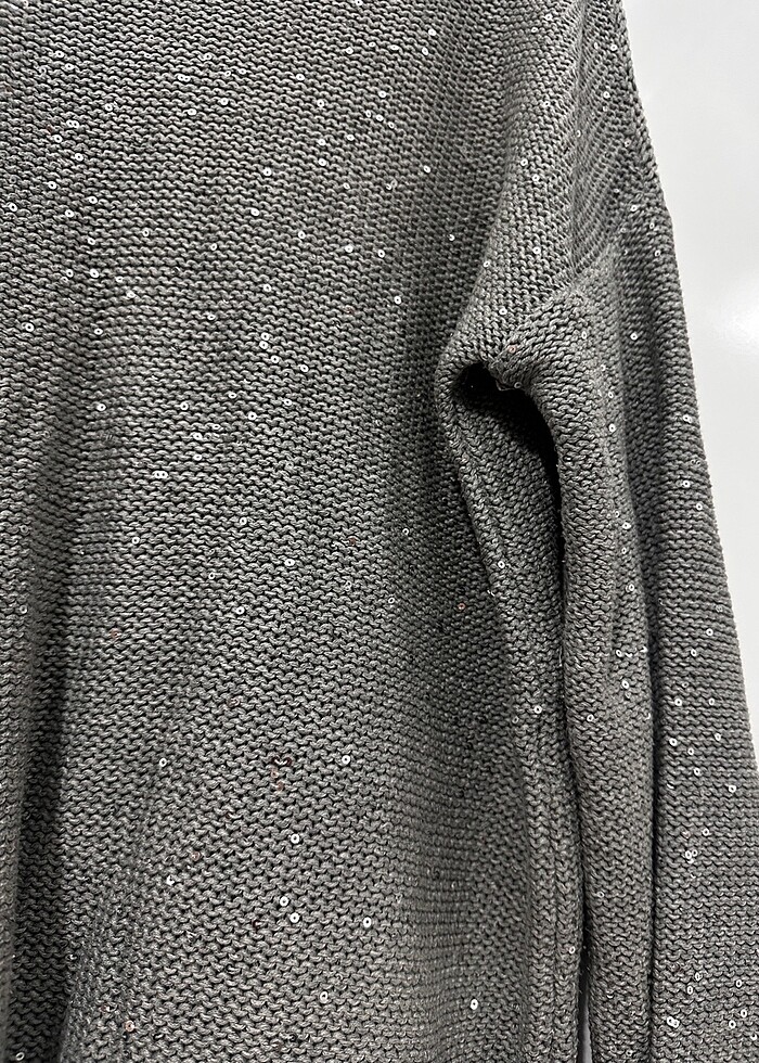 Pullu Payetli Kazak Elbise - Görsel 4