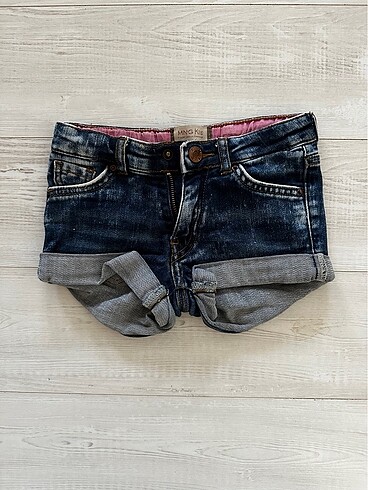 Mango Mini Kot Şort - Görsel 3