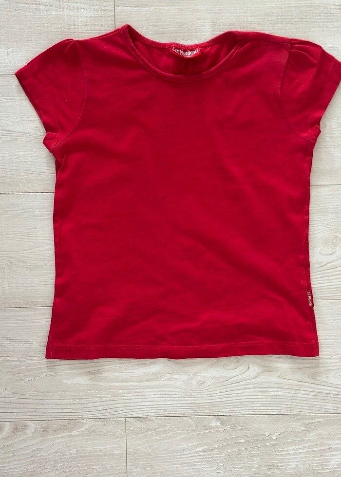 Kırmızı Basic Tişört - Görsel 2