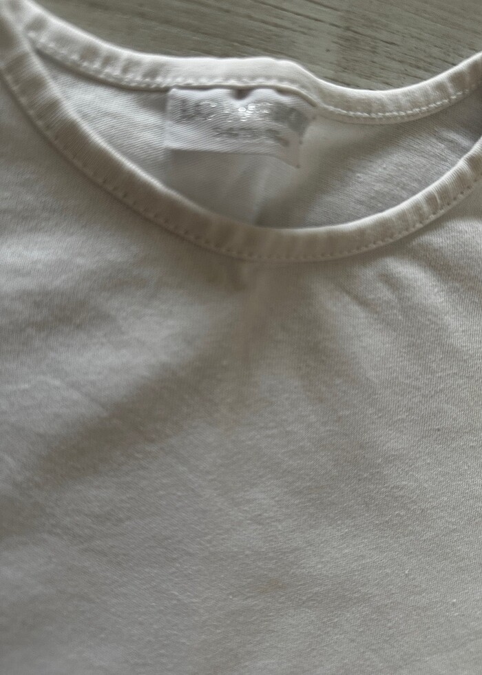 Beyaz Basic Tişört - Görsel 4