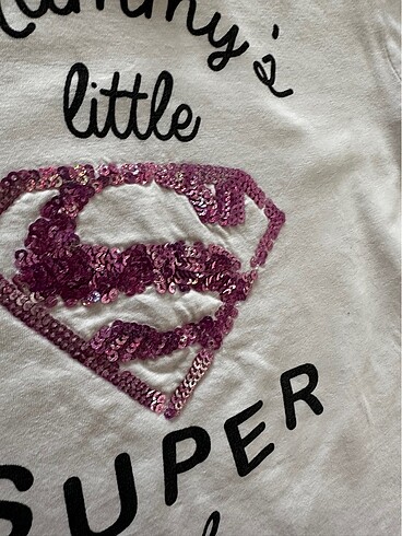 Yazı Baskılı Payetli Uzun Kol Tişört - Görsel 7