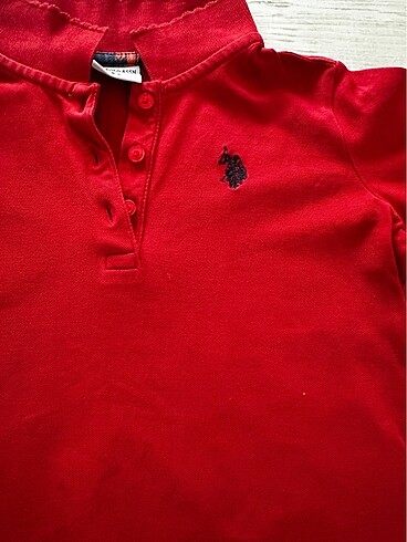 Polo Yaka Kırmızı Tişört - Görsel 5