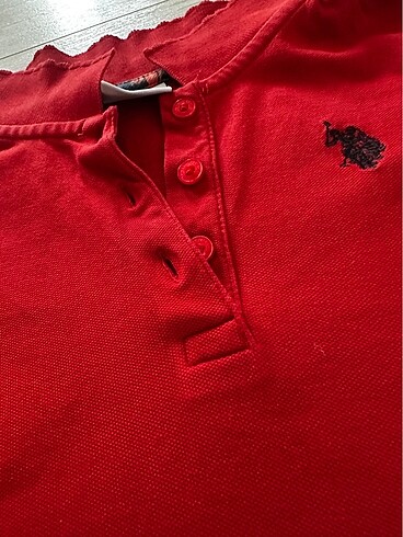 Polo Yaka Kırmızı Tişört - Görsel 6