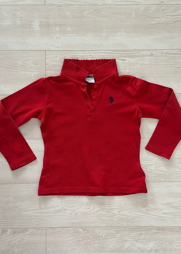 Polo Yaka Kırmızı Tişört - Görsel 2