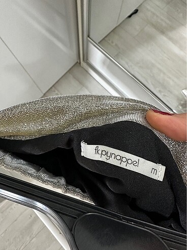 Simli Parlak Pilise Etek - Görsel 10