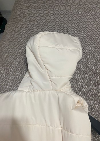 Düğmeli Beyaz Midi Kadın Yelek - Görsel 2