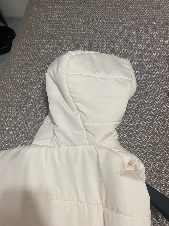 Düğmeli Beyaz Midi Kadın Yelek - Görsel 2