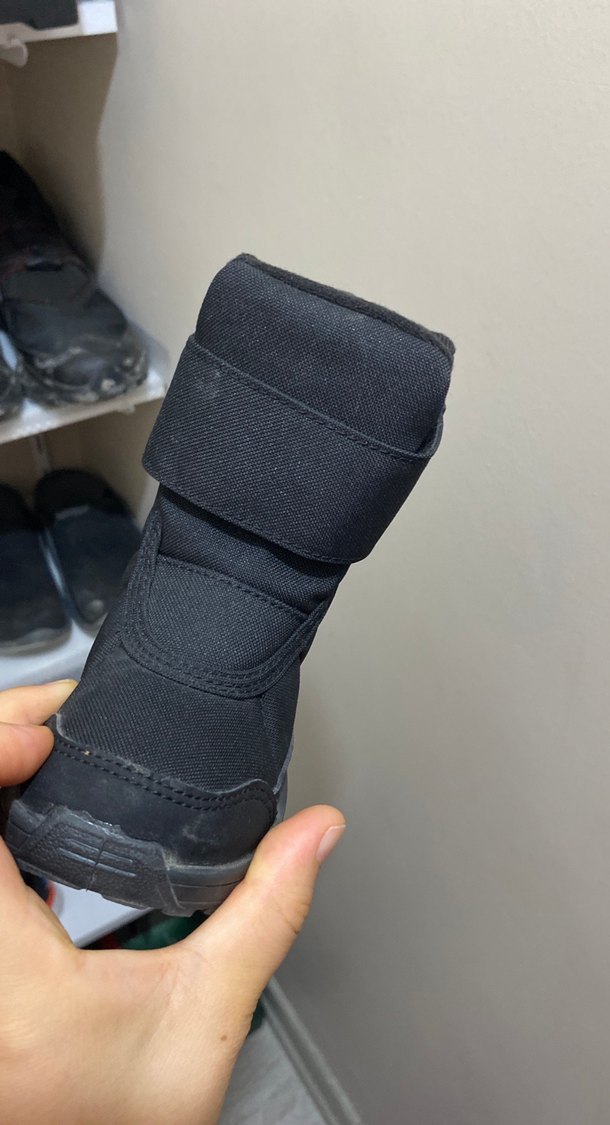 Decathlon Siyah Erkek Çocuk Botu Velcro - Görsel 2