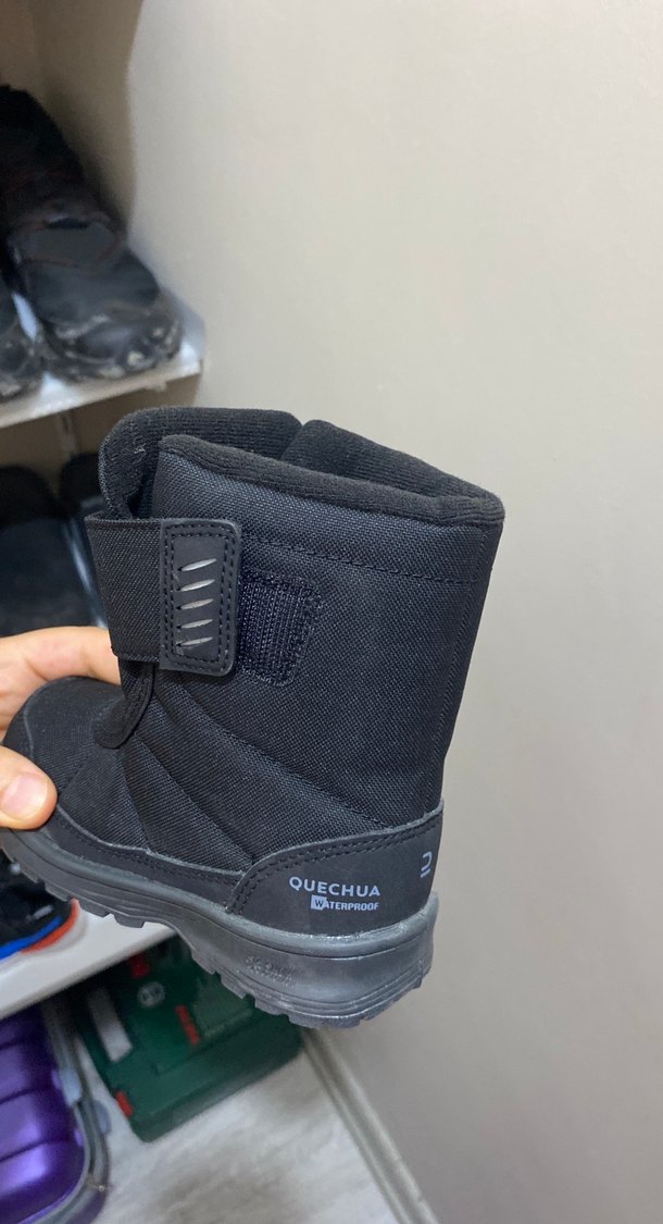 Decathlon Siyah Erkek Çocuk Botu Velcro - Görsel 4