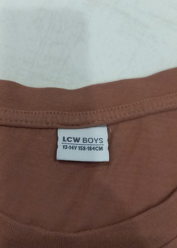 LC Waikiki Kahverengi erkek cocuk tsort