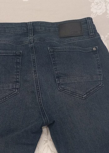 Gri Denim Kadın Normal Kesim Kot Pantolon 30 31beden - Görsel 3