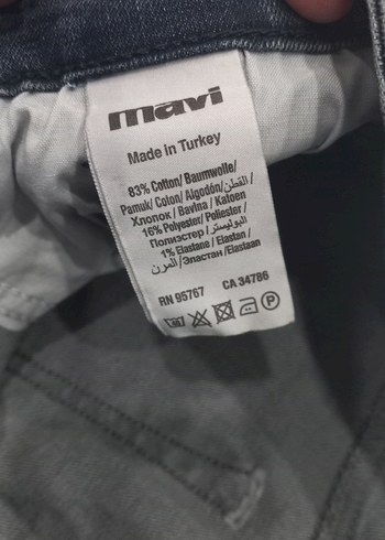 Gri Denim Kadın Normal Kesim Kot Pantolon 30 31beden - Görsel 4