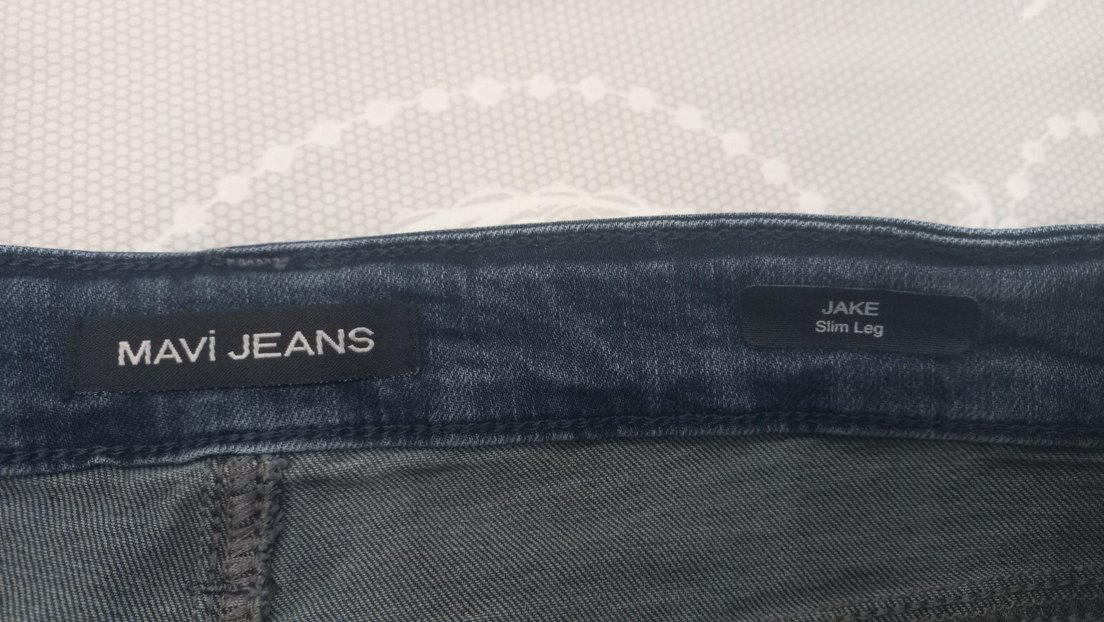 erkek  Lacivert Normal Paça Denim Jean 30.31 beden - Görsel 5