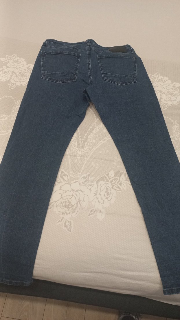 erkek  Lacivert Normal Paça Denim Jean 30.31 beden - Görsel 2