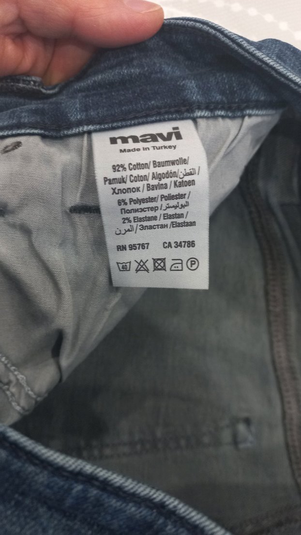 erkek  Lacivert Normal Paça Denim Jean 30.31 beden - Görsel 4