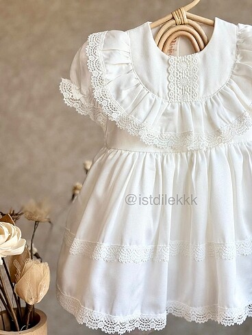 Diğer Beyaz Vintage Elbise