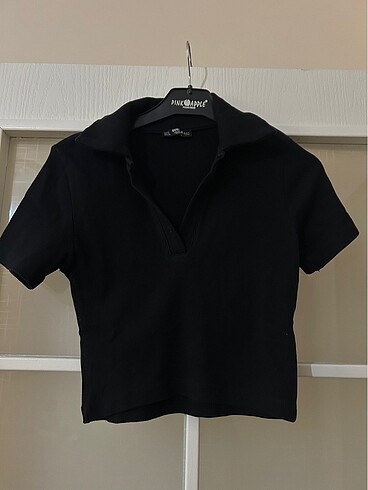Polo yaka crop