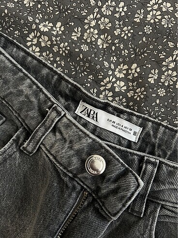36 Beden gri Renk Orjinal zara pantolon