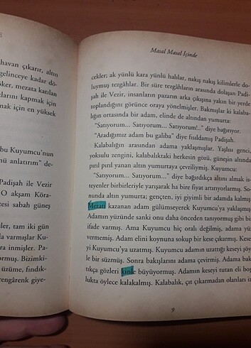  Beden Ahmet ümit masal masal içinde 3. Baskı ciltli