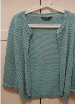 Mint yeşili hırka