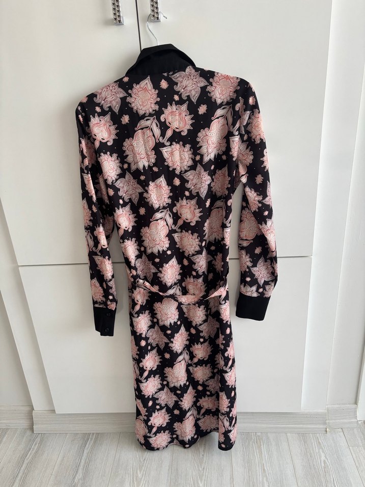 Kuşaklı gömlek tunik - Görsel 2