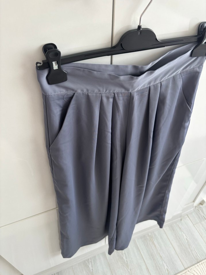 Gri Pilili Kadın Pantolon - Görsel 3