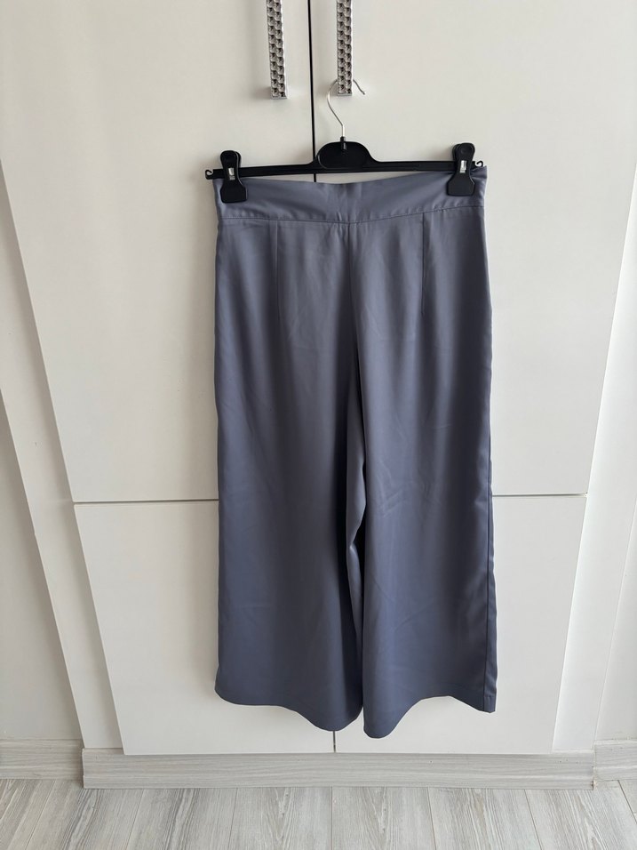 Gri Pilili Kadın Pantolon - Görsel 2