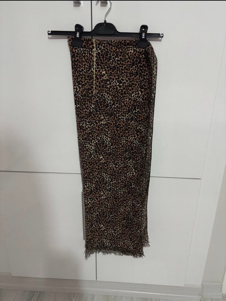 Kahverengi Kadın Şal Seti - Görsel 3