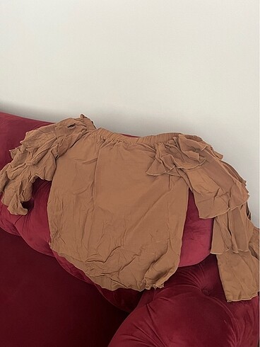 Polo Garage Fırfır detaylı bluz
