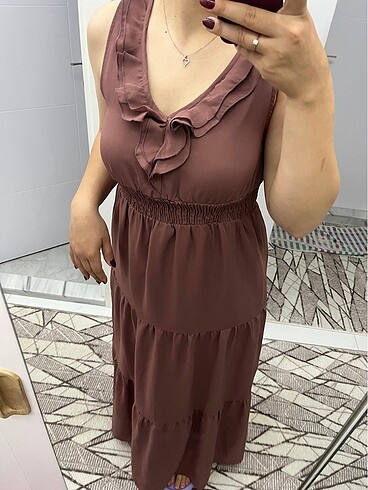 Vero moda uzun elbise