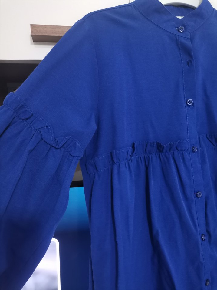 Düğmeli, Uzun Kollu tünik - Görsel 2