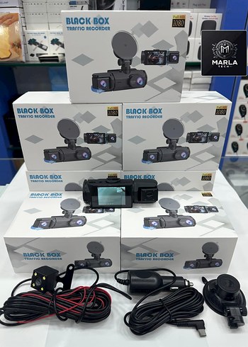 Siyah Black Box Trafik Kamerası Full HD