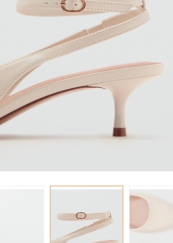 Mango topuklu sivri ayakkabı - Görsel 3