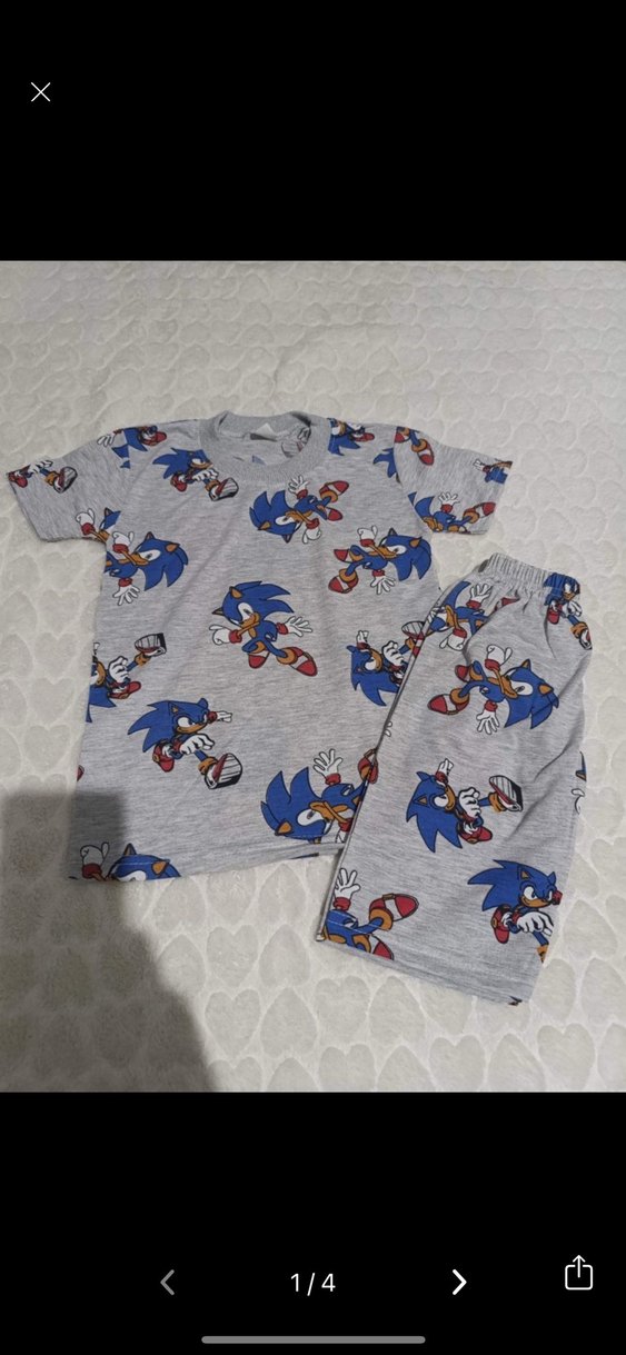 Çocuklar İçin Renkli Baskılı Pijama Takımı 6/12 yaş aralığında - Görsel 2