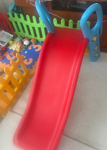 ÇRenkli Çocuk Kaydırak Oyun Alanı ve oyun halısı - Görsel 3
