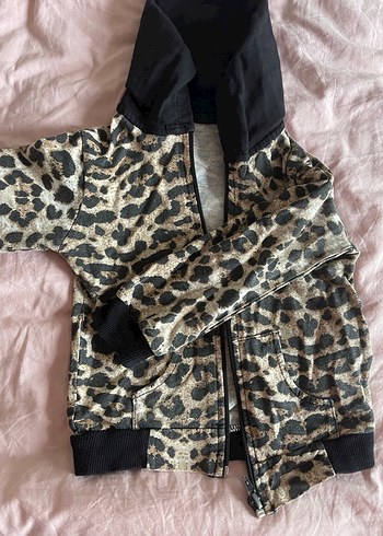 Leopar Desenli Kız Bebek Takımı - Görsel 3