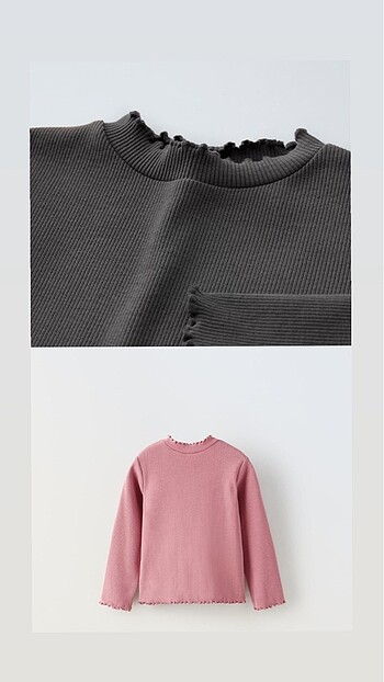 Zara 2 adet fitilli bluz