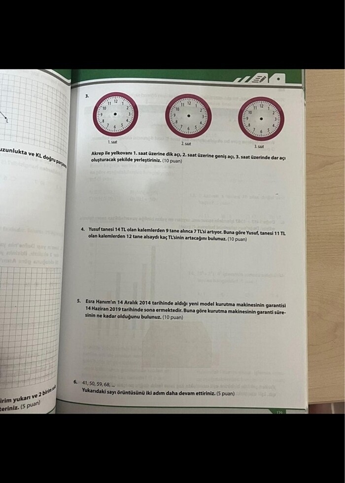 2015 basım matematik 5. Sınıf - Görsel 5