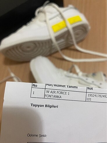 36 Beden beyaz Renk Nike air force