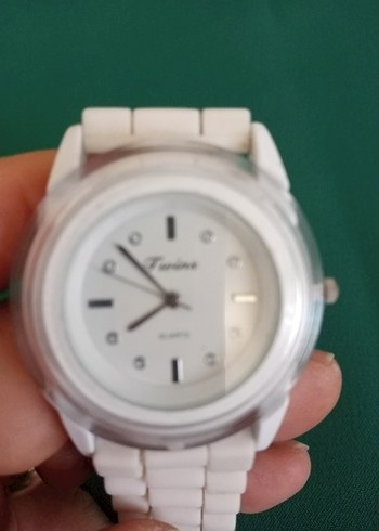 Beyaz Kadın Minimalist Kol Saati