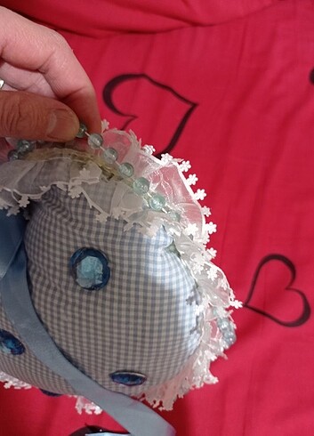 Diğer Erkek bebek takı yastığı.