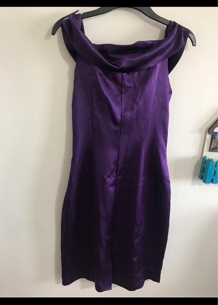 Adil Işık gece elbisesi saten - Görsel 2