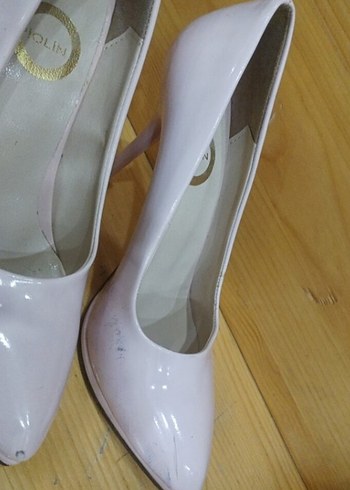 39 Beden Beyaz Stiletto Topuklu Kadın Ayakkabı