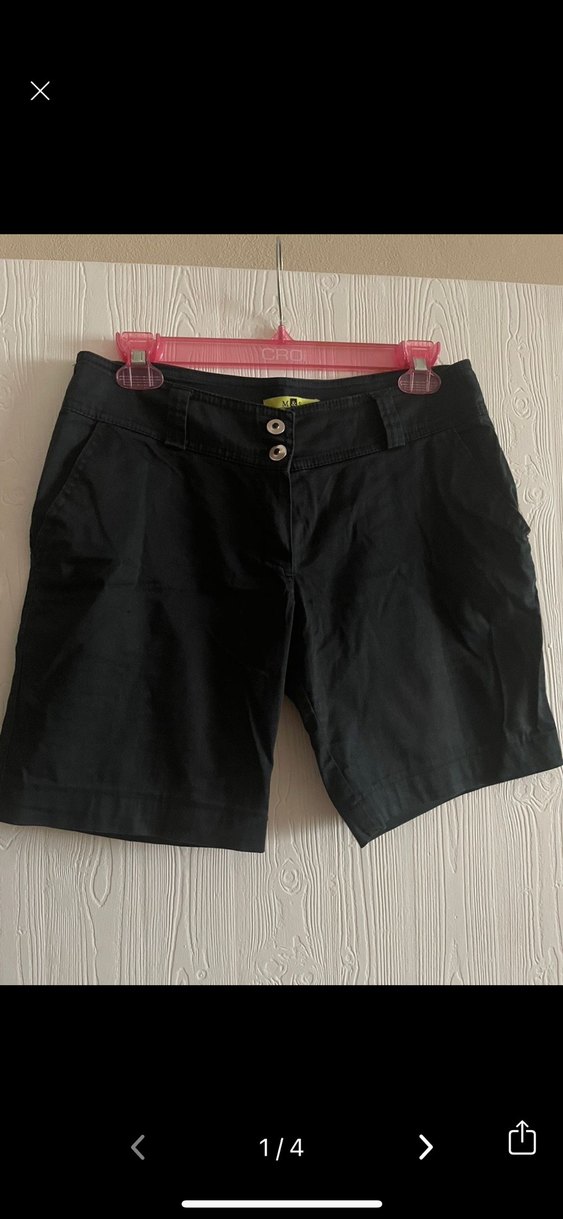 Marks&Spencer Siyah Kadın Bermuda Şort - Görsel 2
