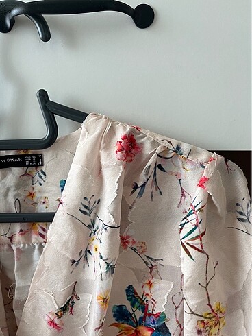 Çiçekli Şifon Bluz - Görsel 5