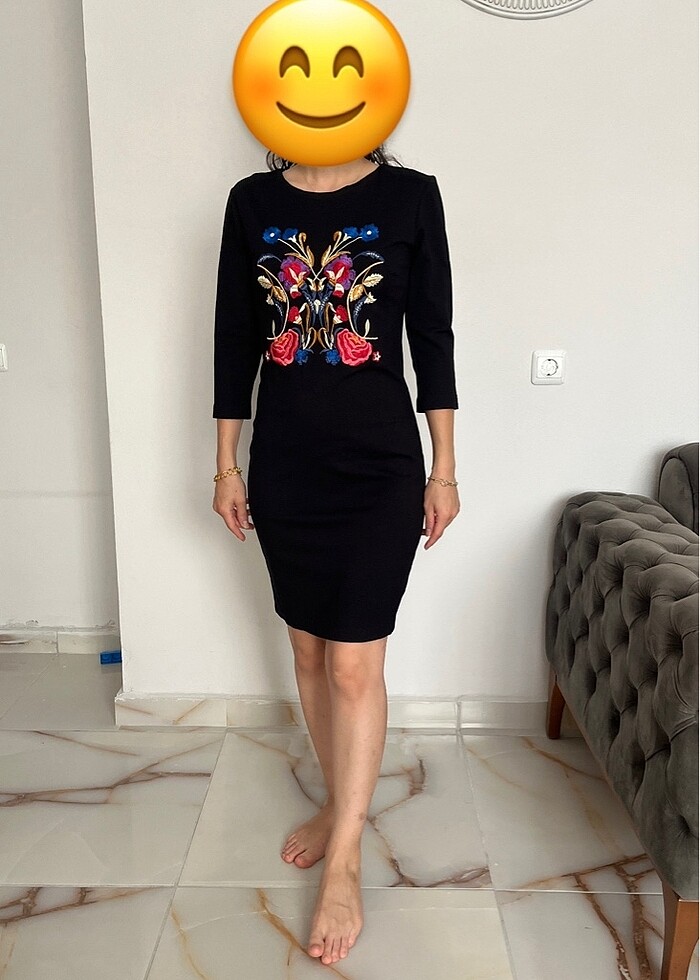 Nakışlı Elbise - Görsel 2