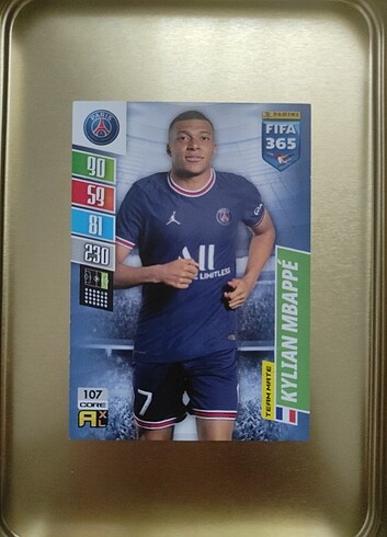 Mbappe futbolcu kartı