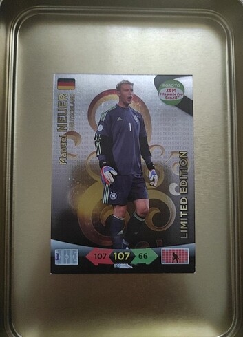 manuel neuer futbolcu kartı 