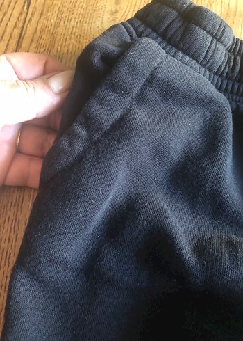 Erkek Çocuk siyah Rahat Kesim Eşofman Altı - Görsel 2